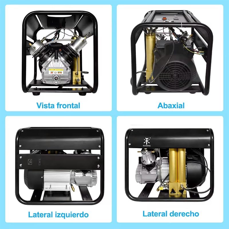 TUXING TXEDM042-US Air Compressor dimensions