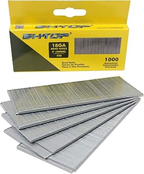 F50 2" 18 Guage Galvanized brad Nails 1000-Pack