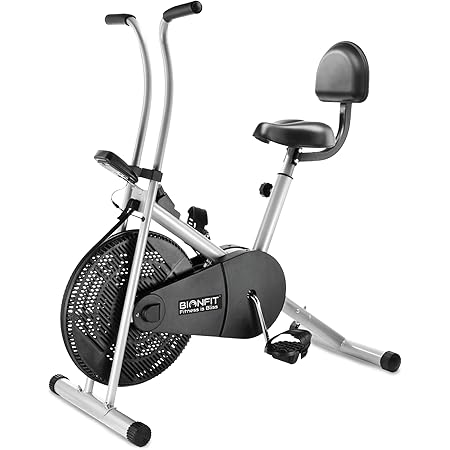 bionfit on01m indoor stationary air bike exercise cycle