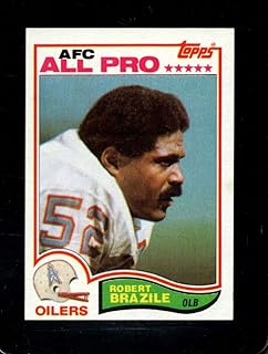 1982 TOPPS #96 ROBERT BRAZILE AP EXMT OILERS HOF