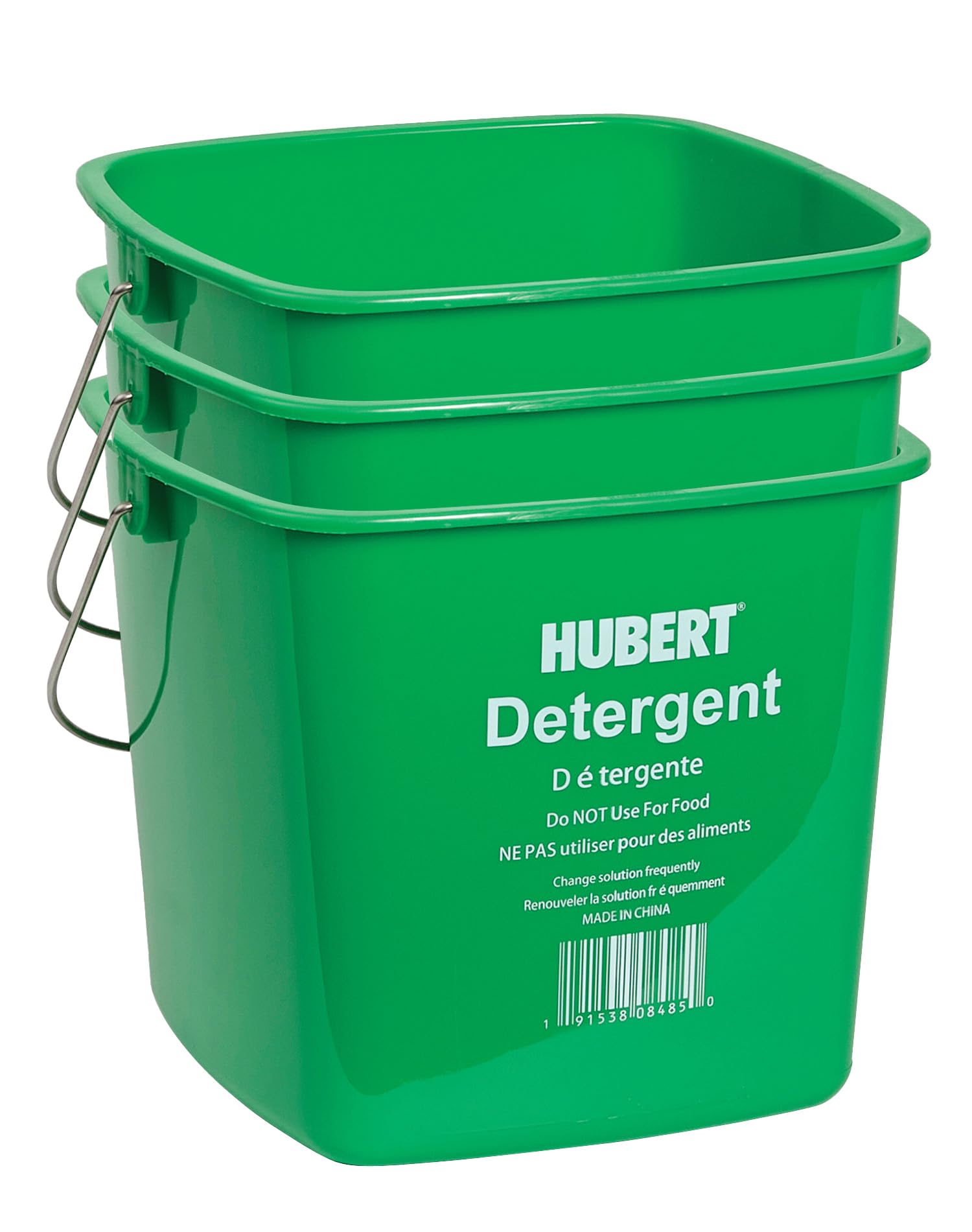 ® 6-Quart Green Cleaning Bucket by HUBERT – 6 Qt, 6.0 quarts, Green, Pack of 3
