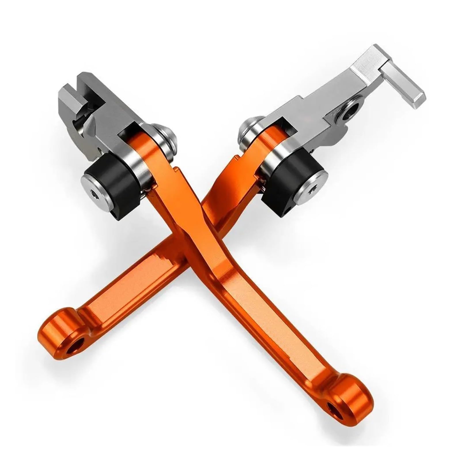 Hguvsjd A Pair Orange For Xr230 Xr250 Xr400 Xr650r For Motard Dirt Bike Motorcoss Pit Pivot Foldable Brake Clutch Levers Motorcycle Brake Lever(A Pair Orange)