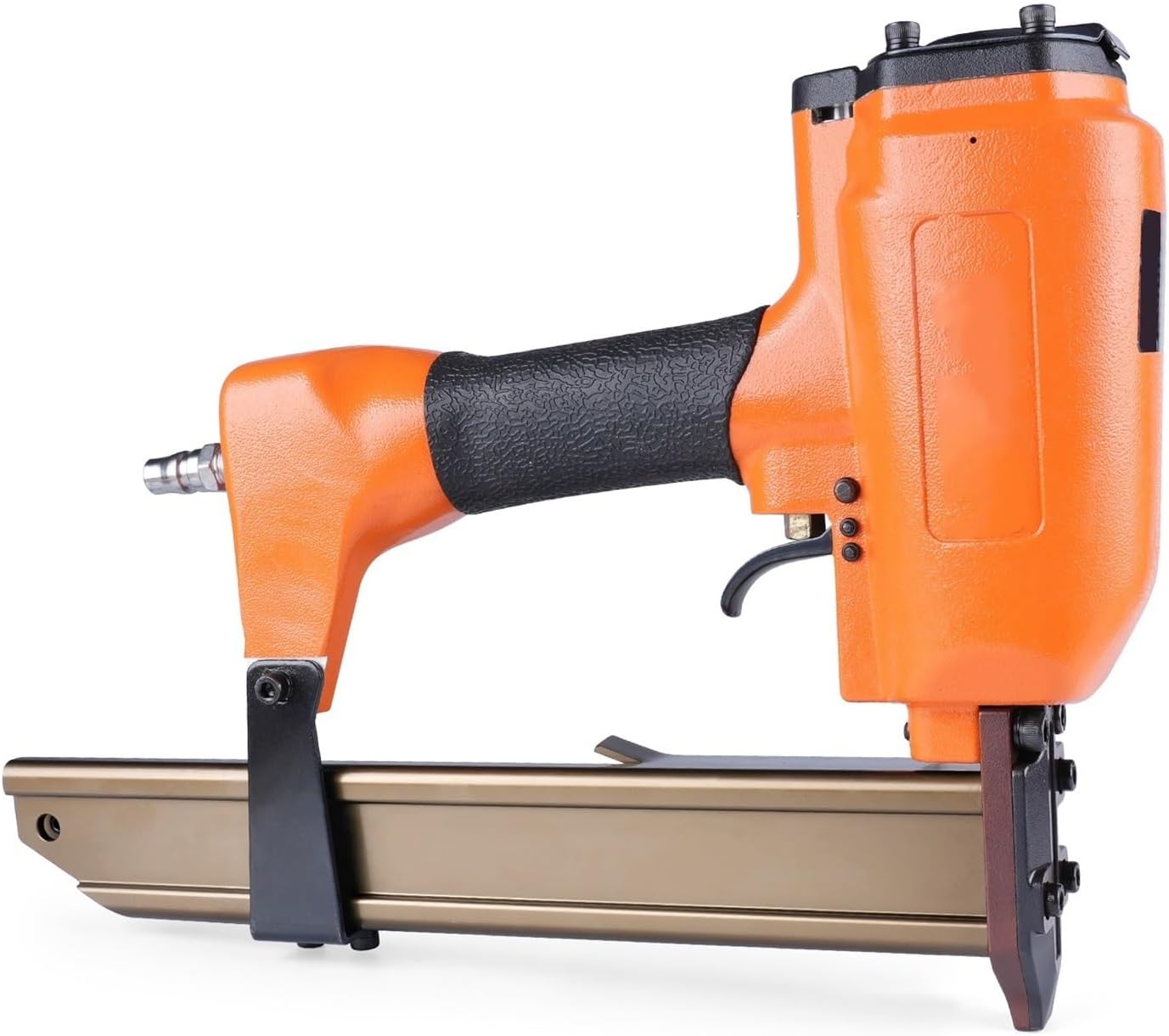 Pneumatic Power Nailer Decorative Tool N838H 16 Gauge Construction Stapler Pneumatic Heavy Wire Staple for Car Seats Furniture Making Cabinets