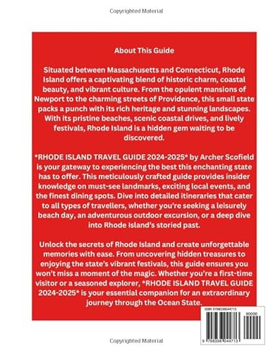 Independently Published Scofield, Archer Rhode Island, Us Travel Guide 2024-2025: Here’S Everything You Need To Know About Rhode Island: Historic Landmarks thumb #1