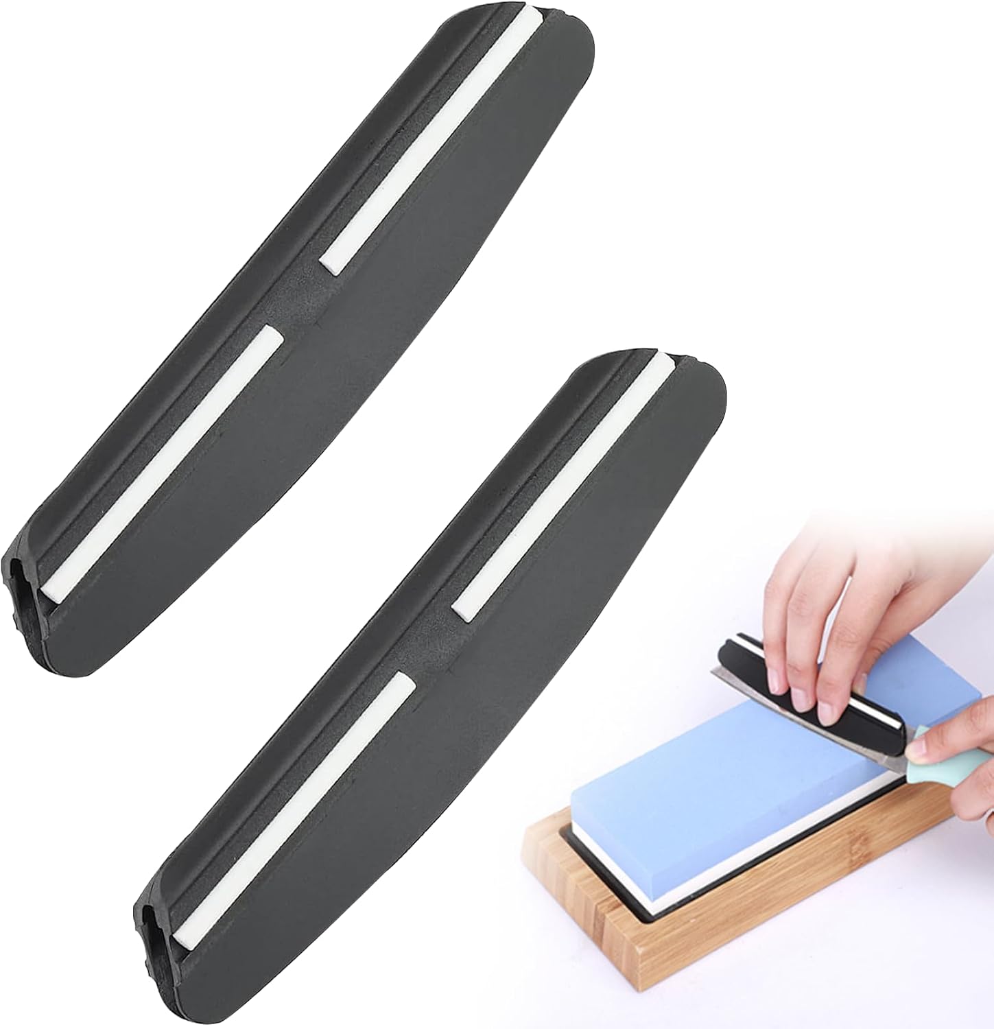 2Pcs Portable Knife Sharpening Angle Guide Holder SharpEdged