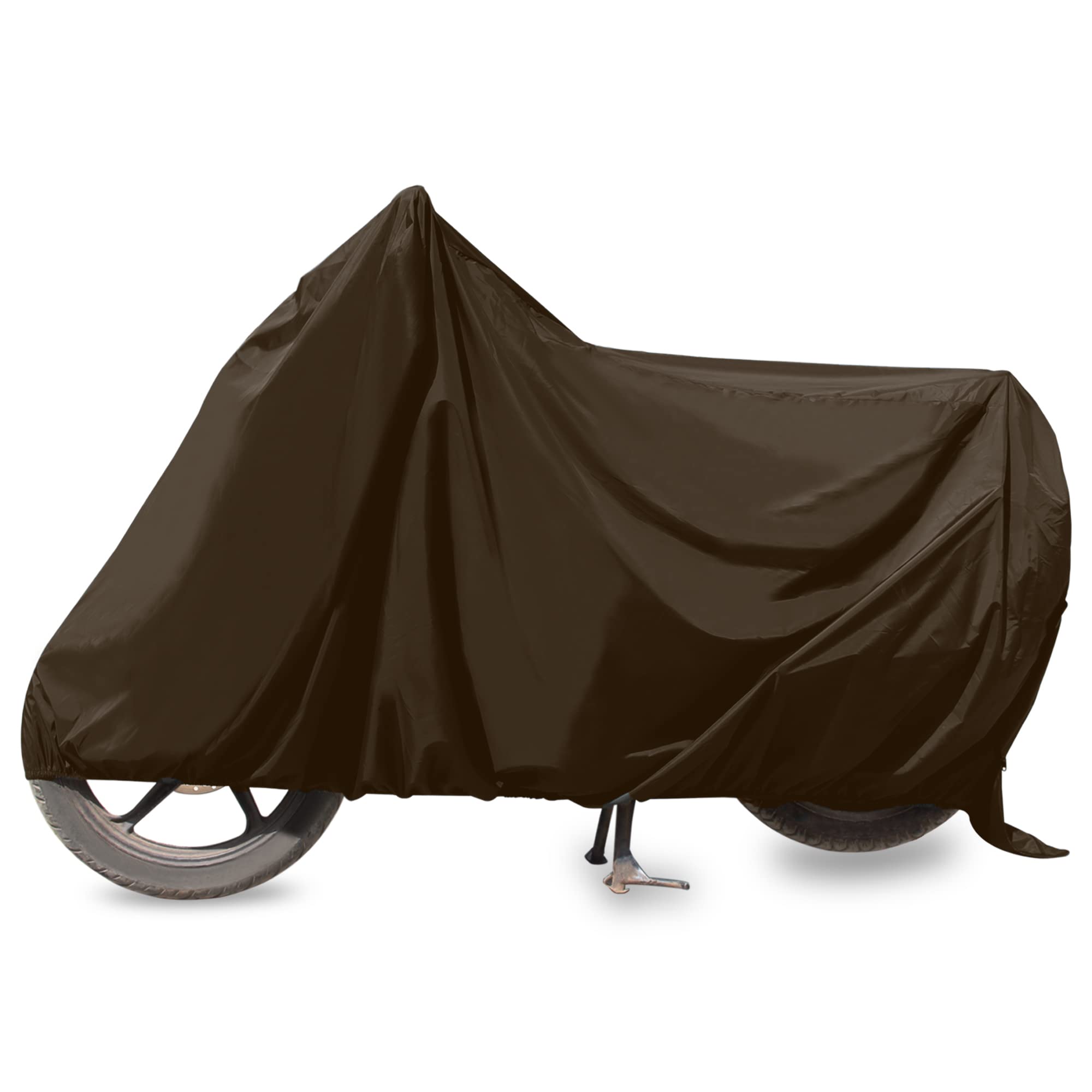 Autofy 100% Waterproof (Tested) Scooter Bike Cover Dustproof UV Protection Bike Body Cover for All Two Wheeler Scooter Scooty Activa Size with Carry Bag - Coffee