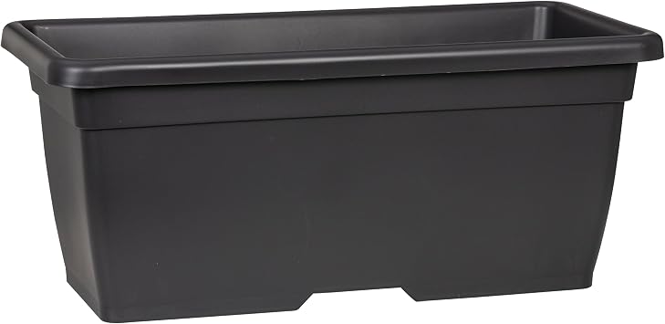 Scheurich Nora Long 60 Rectangular Plastic Planter, 62 cm Width, 31.5 cm Depth, 28 cm High, 93.6 L Vol.