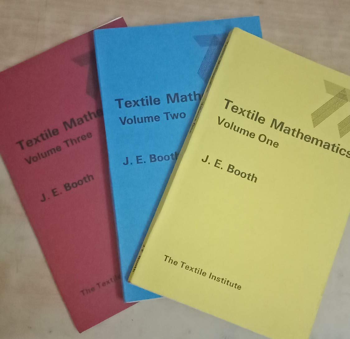 Textile Mathematics: v. 3: Amazon.co.uk: Booth, J.E., figures, tables ...