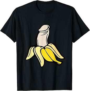 Amazon.co.jp: ペニス バナナ Tシャツ : ファッション