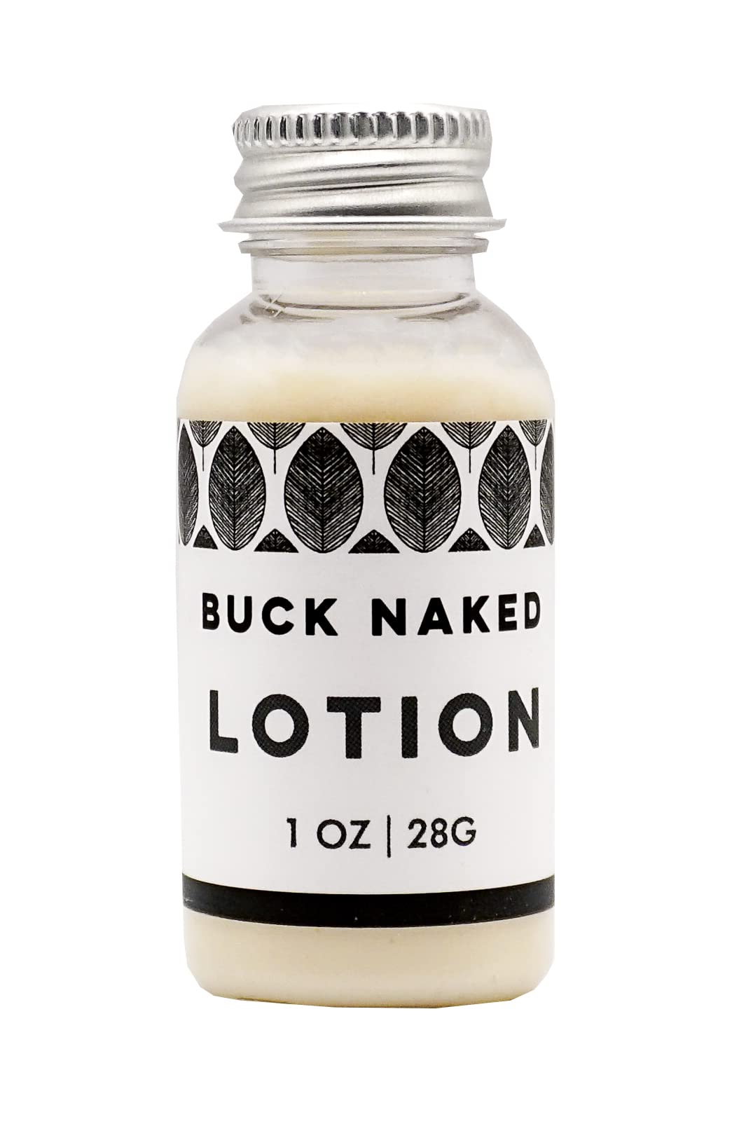 NATURES APOTHECARY Buck Naked Unscented Lotion For Dry Skin Travel 1oz Silky Nourished Hydrated Skin Hypoallergenic All-Natural Handmade