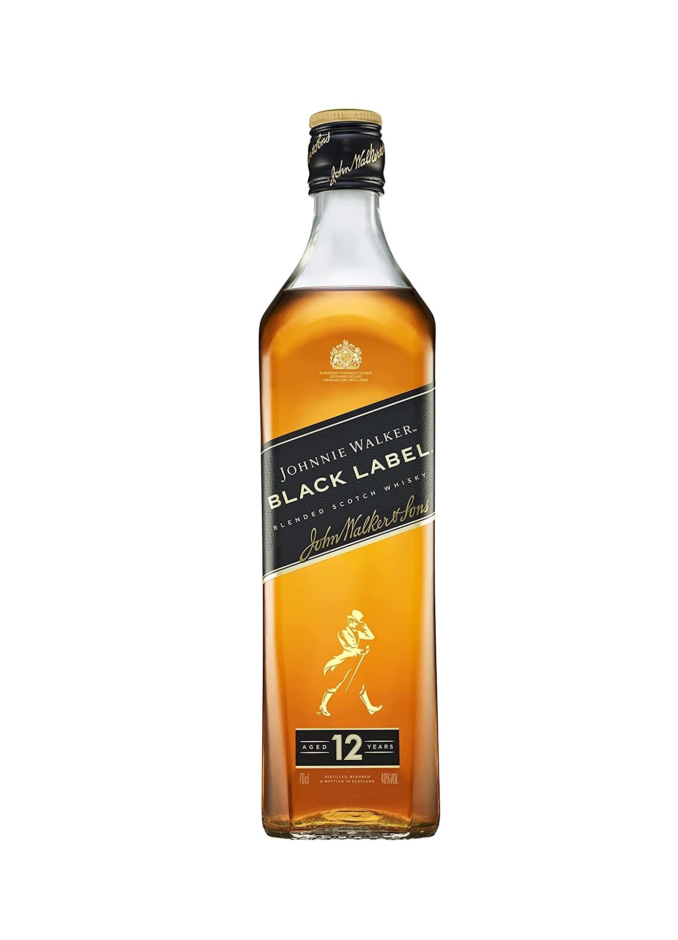 カ*ズ様 Johnnie Walker Black Label 12年 3本セッ Johnnie Walker Black label, Whisky escocés blended 12 años, 700 ml