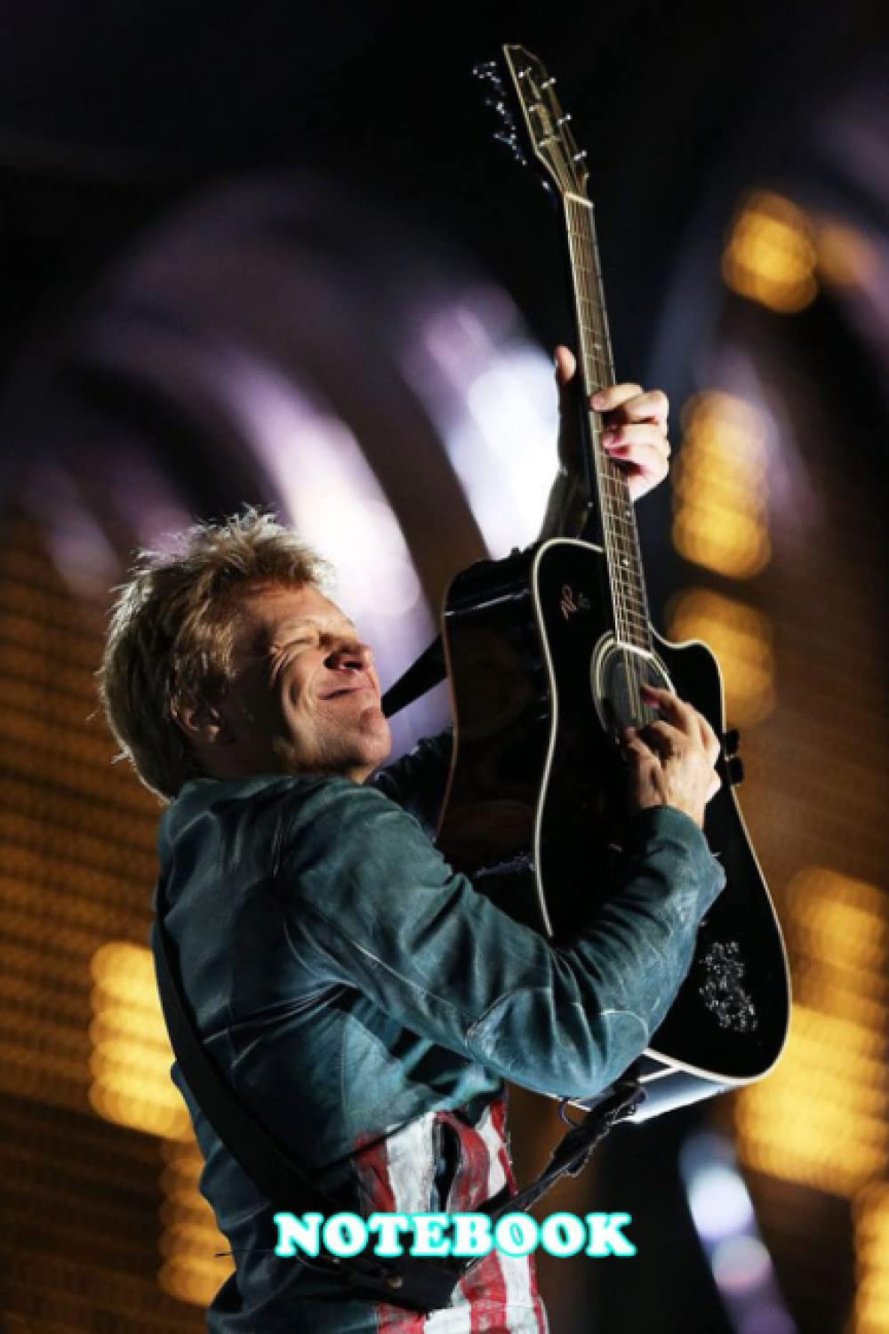 NOTEBOOK : Jon Bon Jovi Band Notebook Lined Pages Diary, Thankgiving Notebook and Writing Journal #536