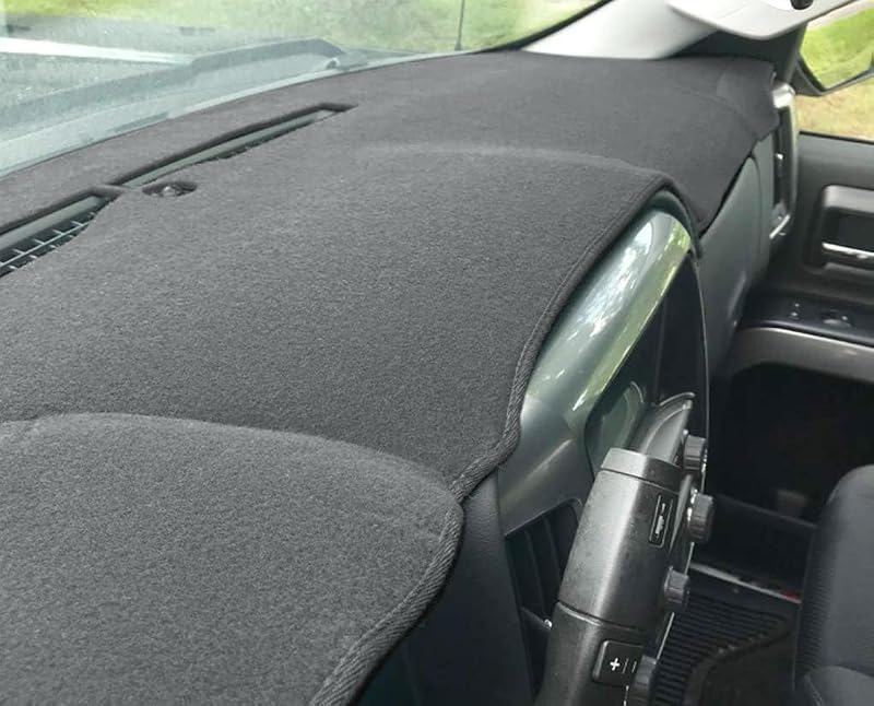 Capa para Painel AKMOTOR para GMC Sierra e Chevrolet Silverado 1500 2014–2018, cinza Y32
