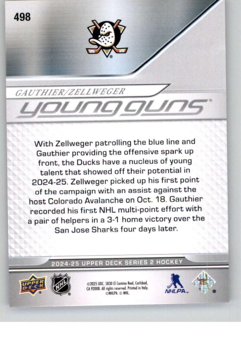 Amazon.com: 2024-25 Upper Deck Series Two #498 Olen Zellweger