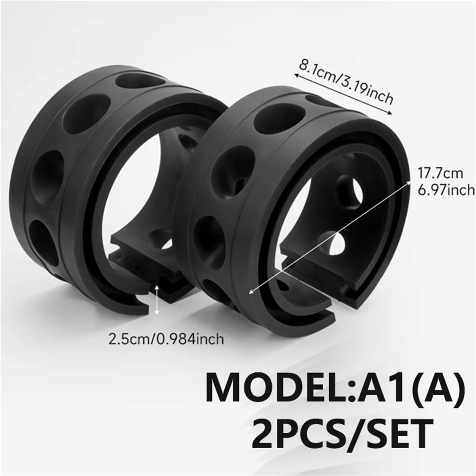 gumowe amortyzatory samochodowe 2PC uniwersalna poduszka zawieszenia samochodu amortyzator sprężynowy gumowy zderzak samochodowy sprężyna amortyzatora obudowa ochronna(MODEL A1)