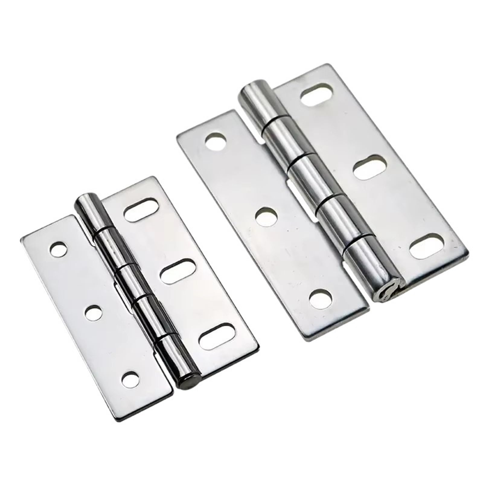 FQJYXWEWL 304 Stainless Steel Folding Hinge Industrial Electrical Cabinet Distribution Box Door Load-Bearing 1Pcs