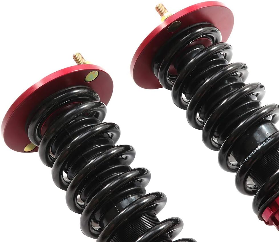 ECCPP Coilover Struts fit for Honda Spring Shocks Adjustable Coilovers Suspension Coil Spring Shocks and Struts Full Set fit for 1990-1997 for Honda Accord