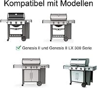 Vnierxful Flavorizer Bars Weber Genesis II/LX 300 aromavezető sín grill alkatrész 3