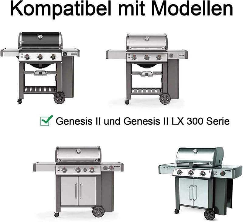 Vnierxful Flavorizer Bars Weber Genesis II/LX 300 aromavezető sín grill alkatrész