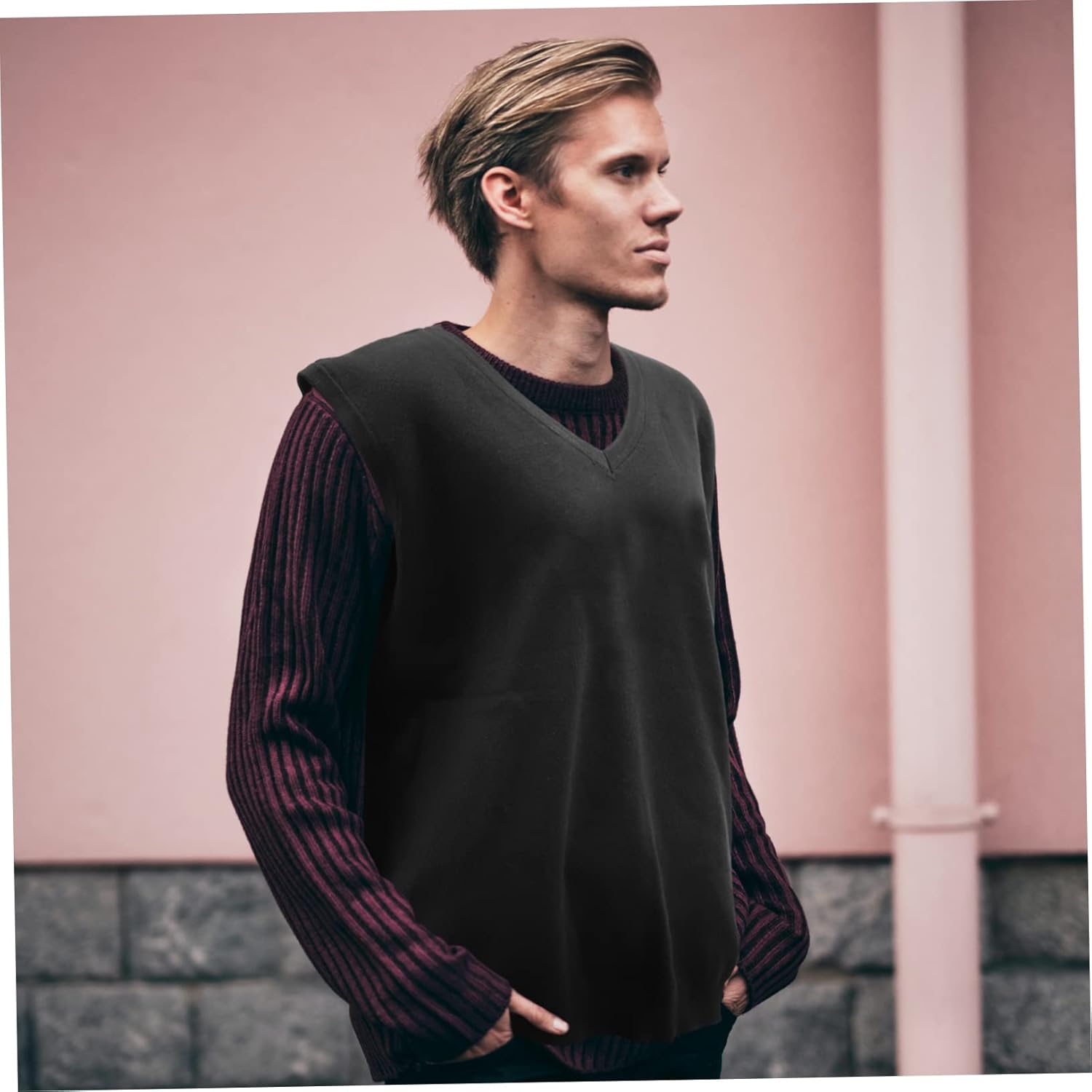 1pc Usb Heated Vest for Men Temperature Sweater Design for Outdoor Activities Christmas