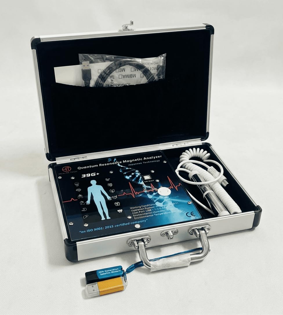 39G+ Quantum Health Analyzer Machine Full Body Scan with Rod Sensor (Model Rod)-image-7