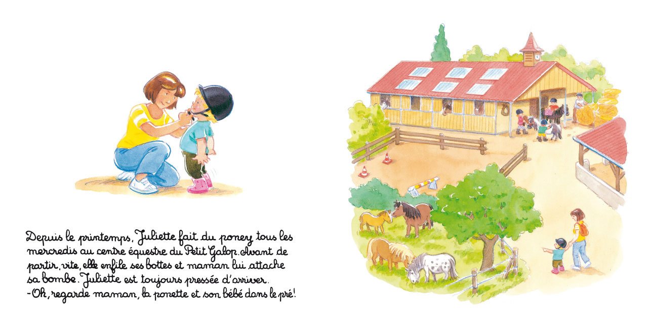 Image secondaire de Juliette fait du poney