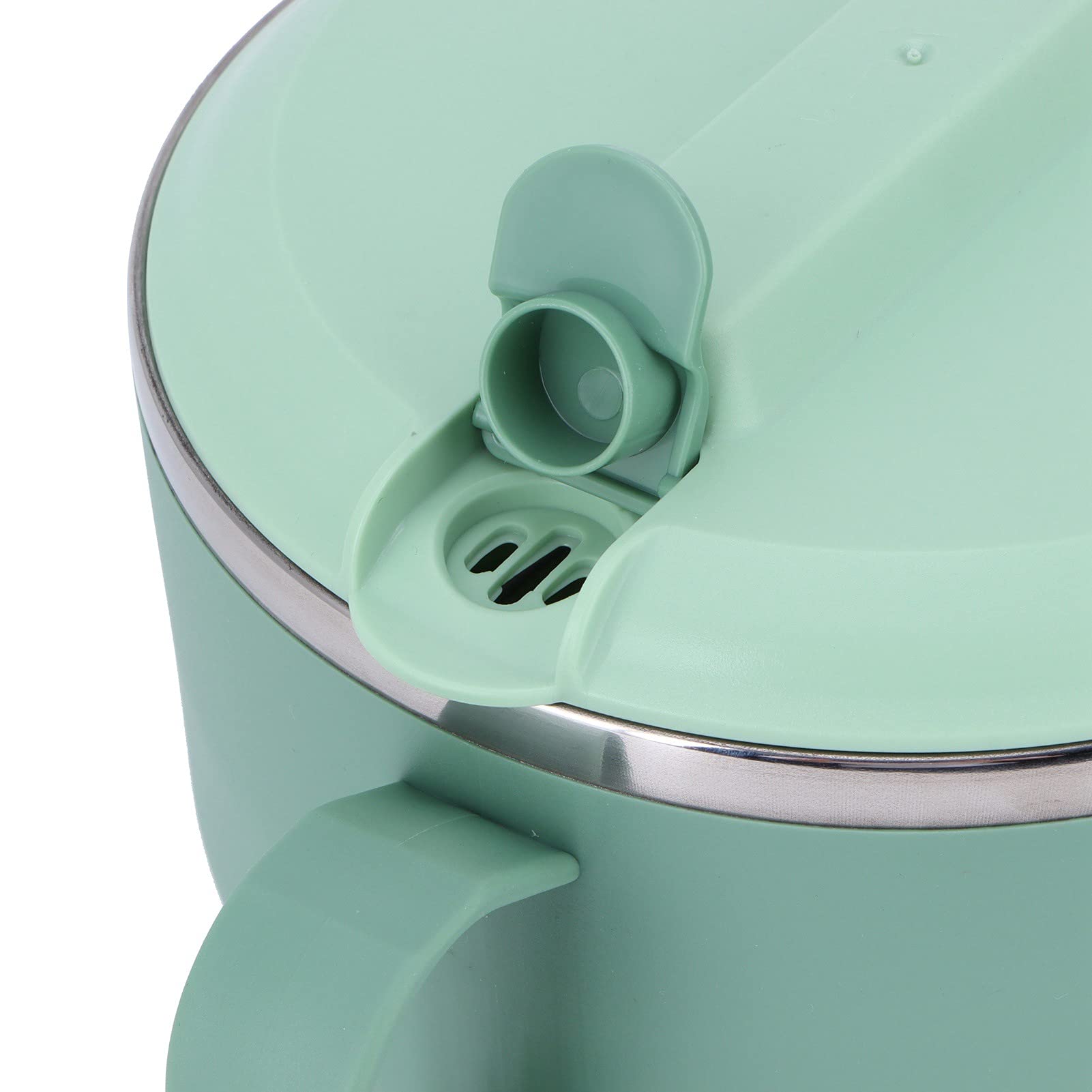 Ciotole per noodle per microonde con coperchio, noodle per tazza rapida da 1200 ml per zuppa, noodle, ciotola per zuppa ramen per dormitorio, piccola cucina o ufficio(verde)