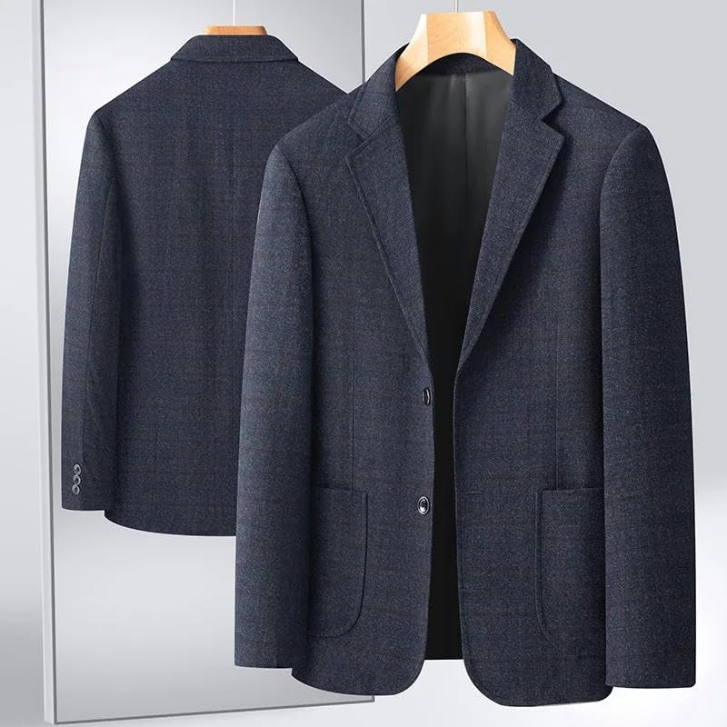 Men's Blazer Middle Aged Business Casual Professional Wear Casual Four Seasons Suit3