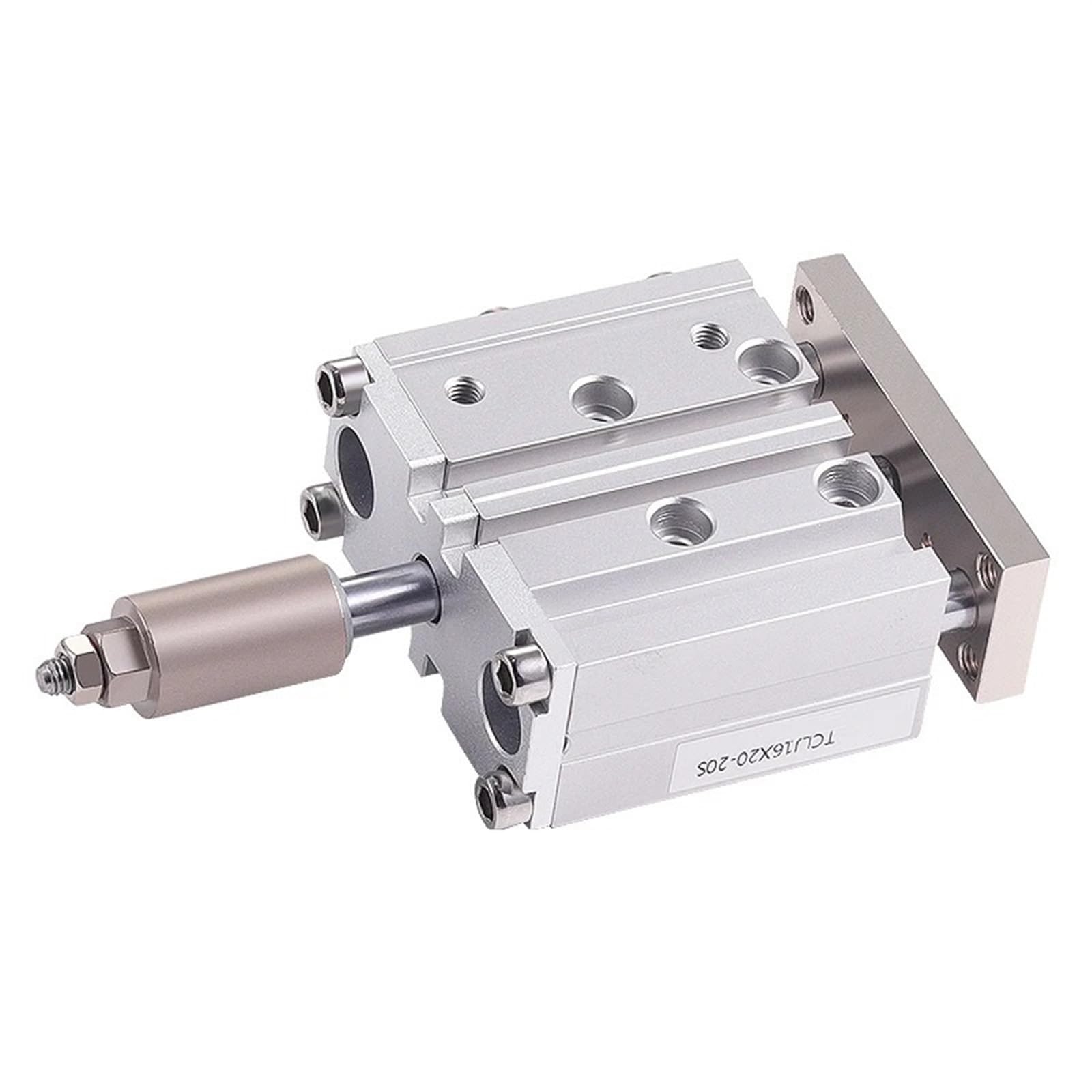 Vérin compact TCLJ16 pour automatiser le tri de colis et convoyage industriel fluide