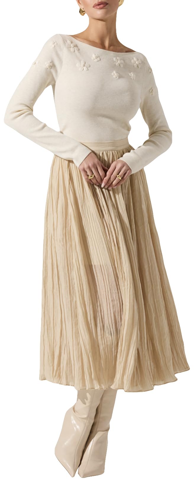 ASTR The Label Womens Salome Skirt