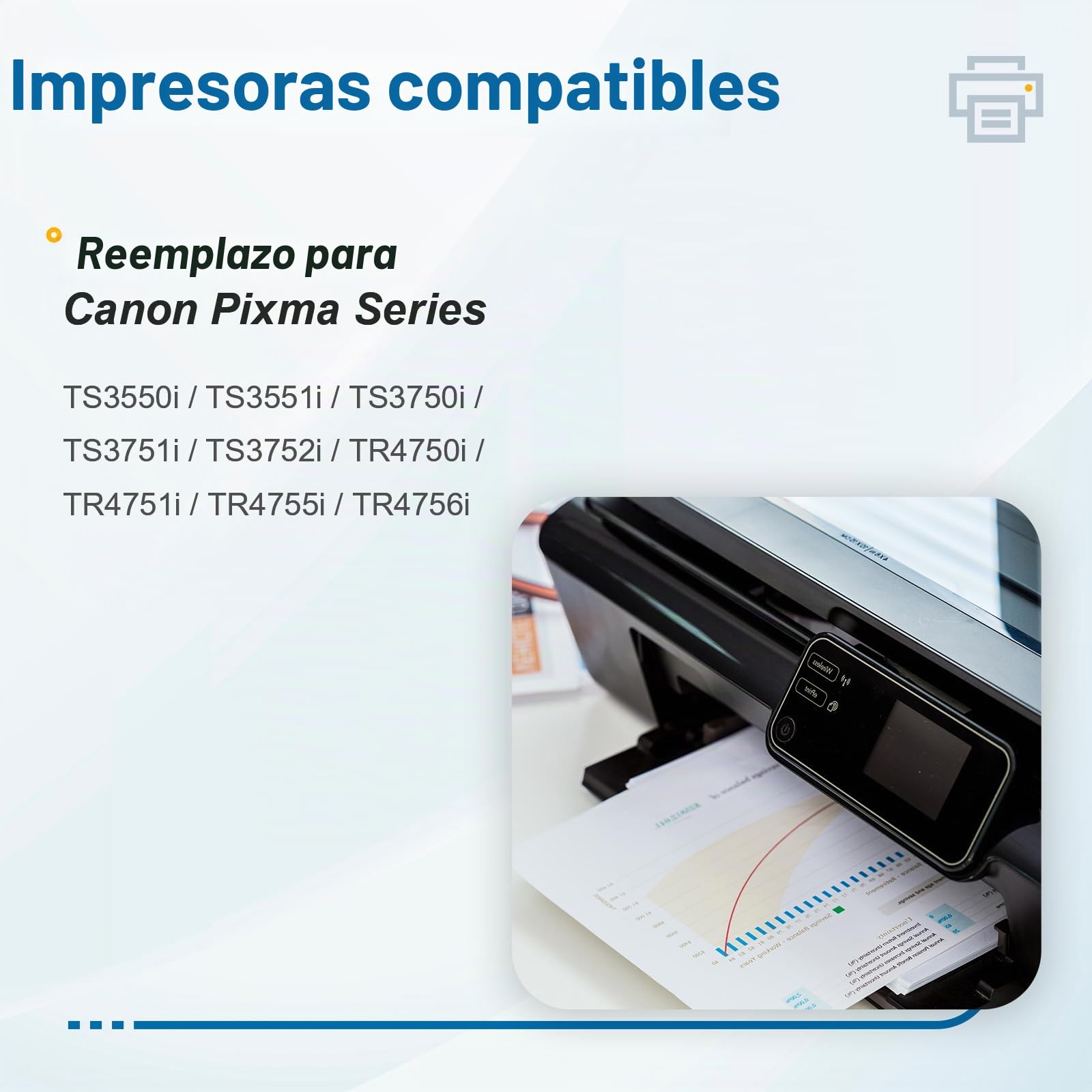 CARTRIGO PG-575XL CL-576XL Multipack Cartuchos de Tinta remanufacturados de Repuesto para Canon 575 XL 576 XL para Impresora Canon PIXMA TS3550i TS3551i TR4750i TR4751i, 2 Pack (1 Negro 1 Color)