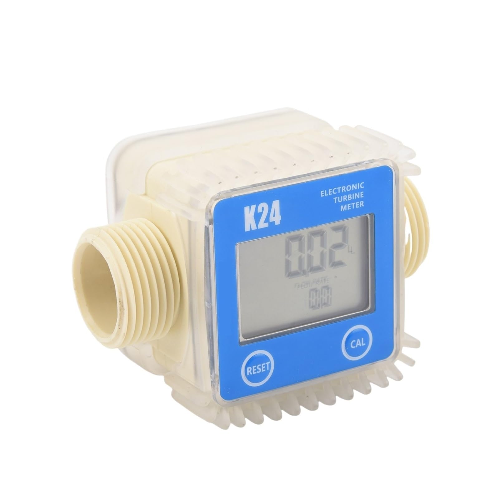 Flow Sensor Meter Digital Pipeline Water Flow Digital Liquid Crystal K24 Flowmeter Fuel Flow Tester Flowmeter Measuring Tool