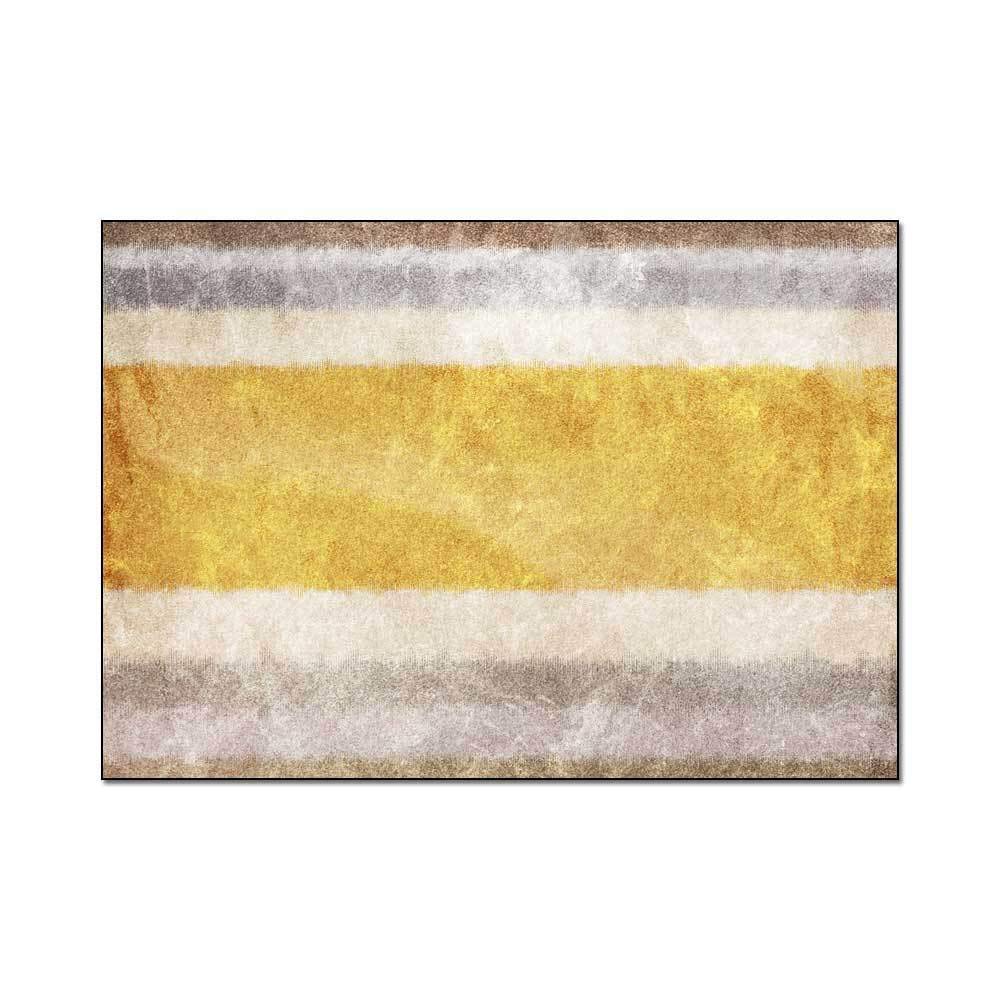 Dywanik bardzo duże prostokątne dywany, moda, złote grube paski do salonu, sypialni, kuchni, dywan, 180 x 260 cm