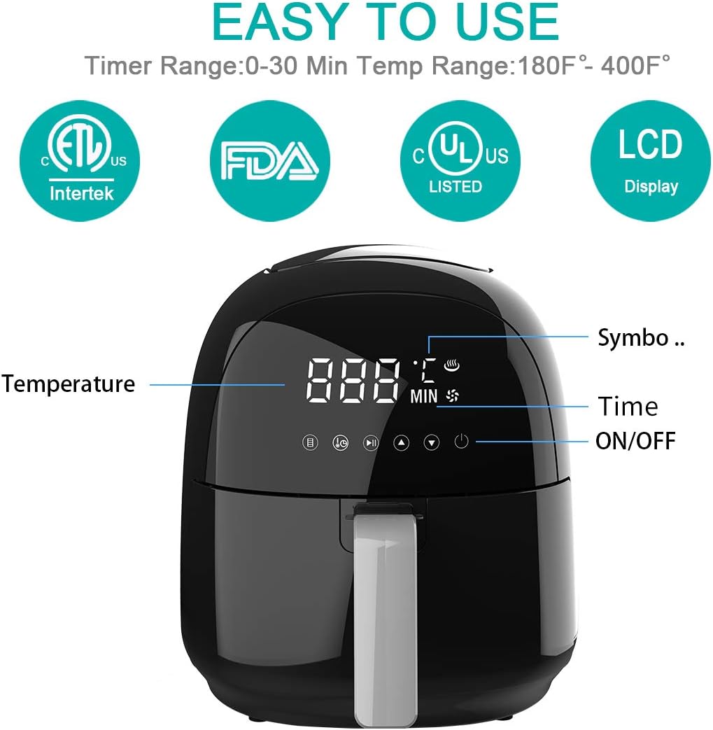 Bеѕt Dеаl LATURE 3.7Quart Healthy Cooking Programable Hot Air fryer oilless cooker Nonstick pot user friendly,Touchable Digital LCD Screen controls, Convenient cooking way 2 years warranty Fеаturеd Prоduсt LATURE 3.7Quart Healthy Cooking Programable Hot Air fryer oilless cooker Nonstick pot user friendly,Touchable Digital LCD Screen controls, Convenient cooking way 2 years warranty