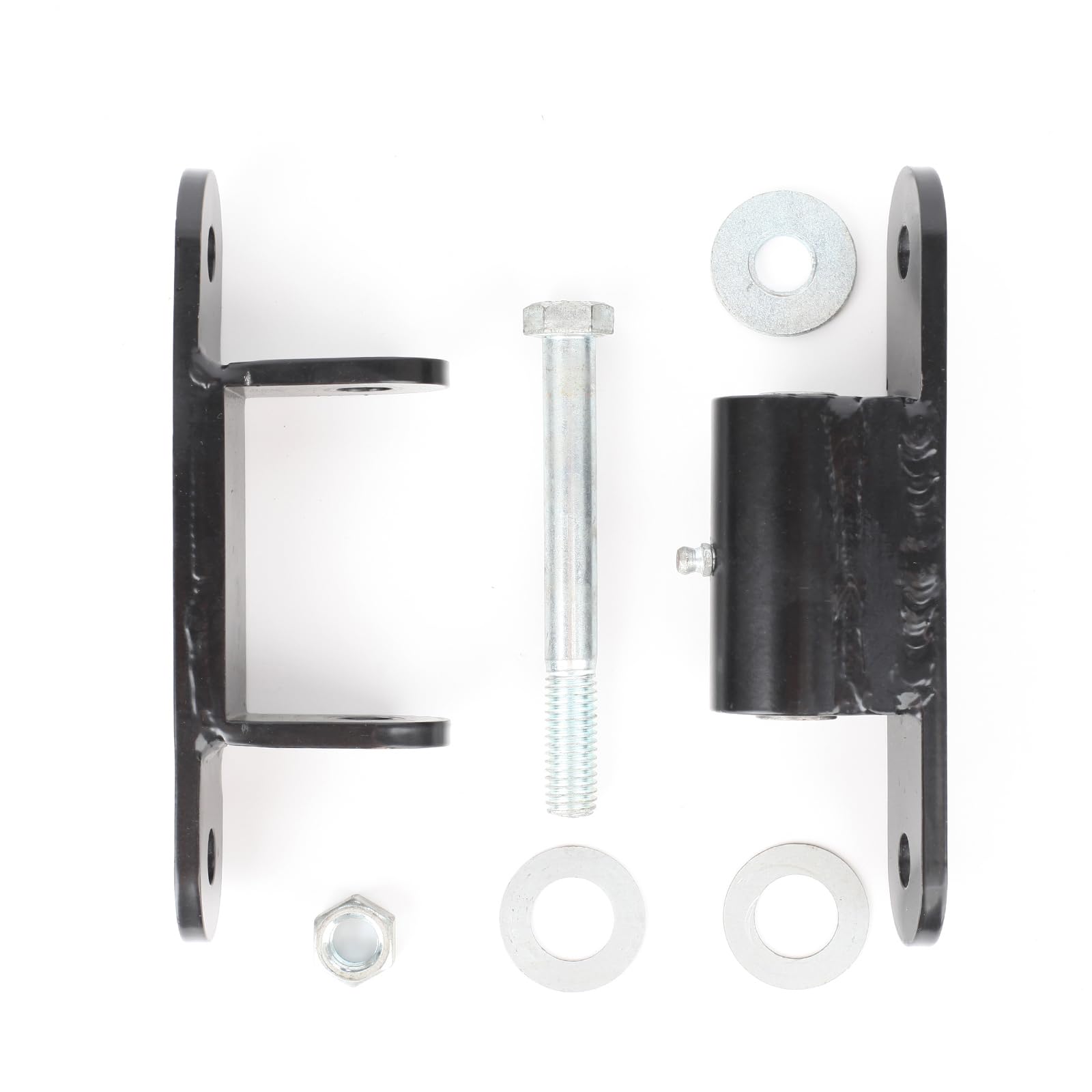 Bisagras de puerta resistentes de 7 pulgadas que se atornillan en la puerta y el poste, bisagra de puerta lubricable con rodamiento de rodillos de aguja para puertas grandes y pesadas de hasta