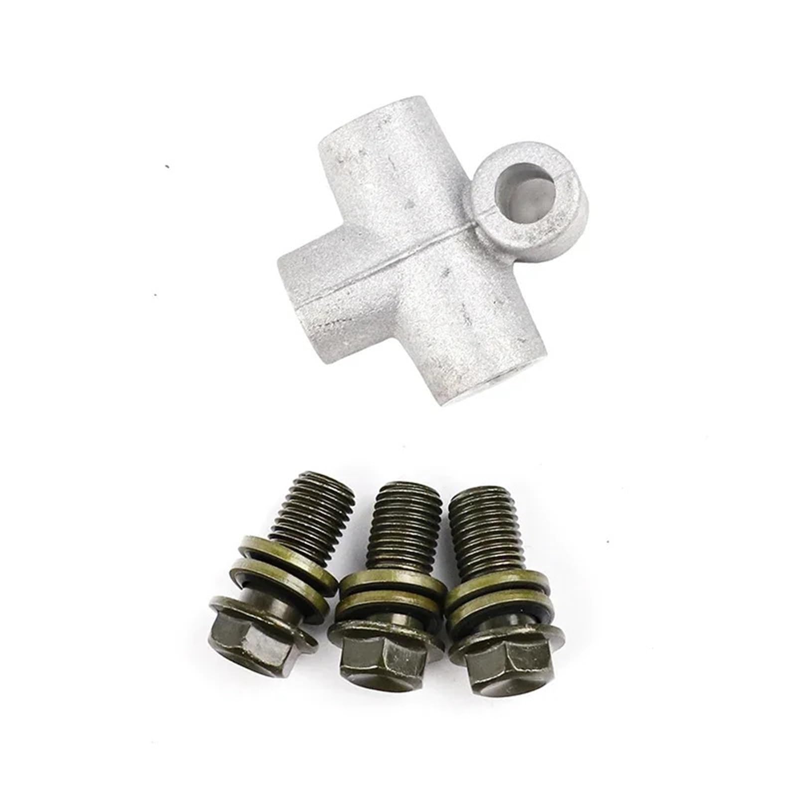 Kit cavo frizione moto 10 millimetri Tubo Freno Idraulico di Raccordo Connettore 3-Way T Adattatore per ATV Kart M10 X 1.25 Per moto Dirt Pit Bike
