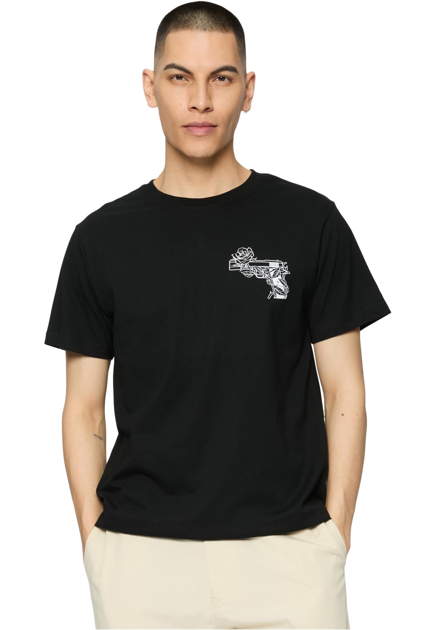 Mister Tee Weapon Tee t-shirt coton manches courtes imprimé original - 7