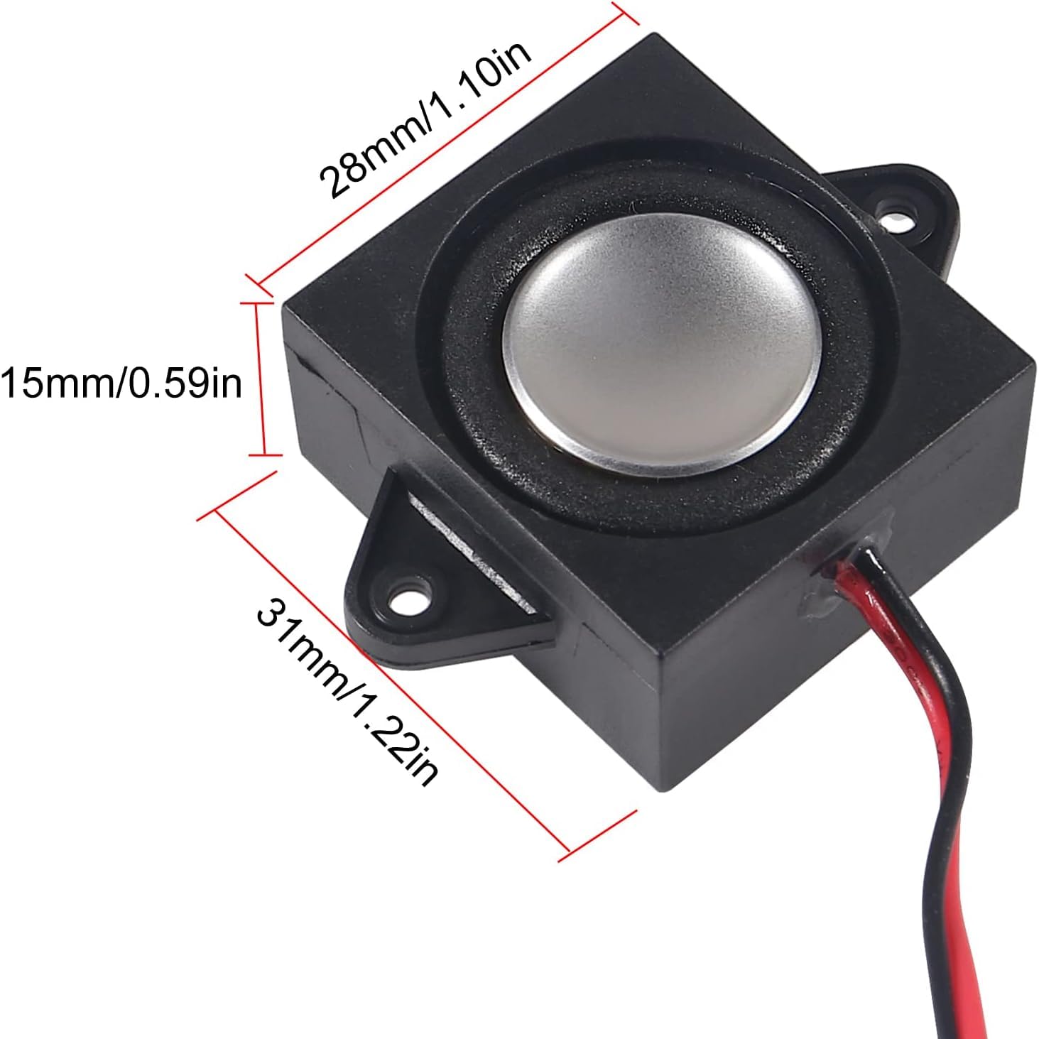 Mini Altoparlante 3W 8 Ohm Portatile a Cavità Singola per Progetti Elettronici Arduino Raspberry Pi
