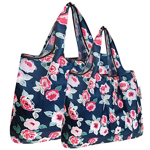 Image of allydrew Large Foldable Tote Nylon Reusable Grocery Bag