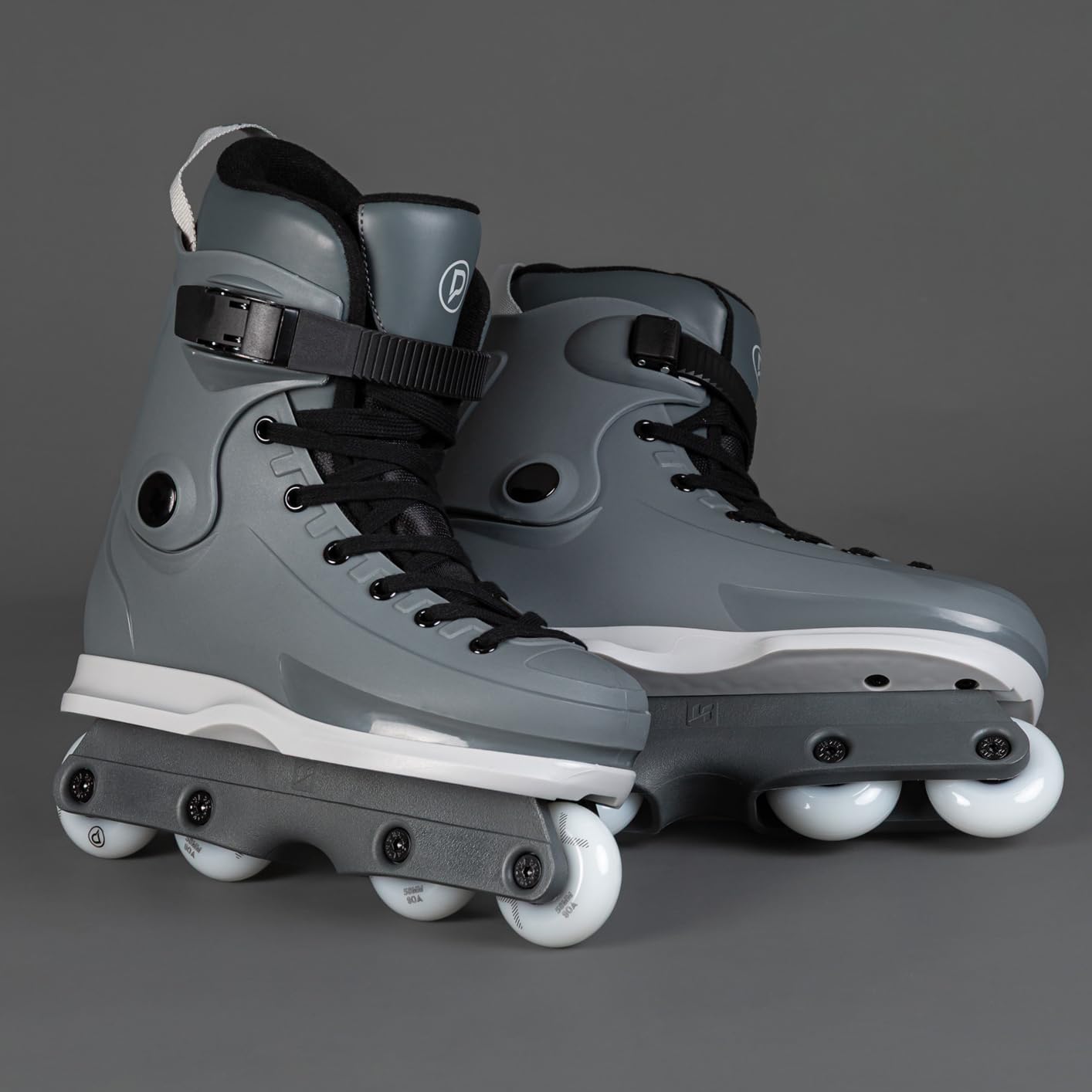 Playlife Pattini in linea aggressivi Inline Rave Park nero taglia 37-46 ruote Kizer Fluid V Frame