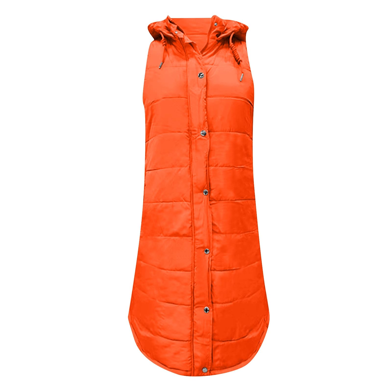 Chaqueta Mujer Abrigo Entretiempo Invierno Cazadora Plumiferos，Elegante Sin Mangas para Mujer con Capucha y Atemporal Diseño Casual de