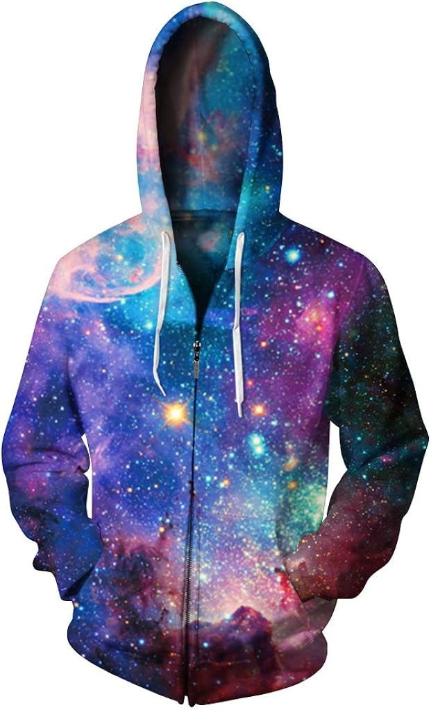 paint spill galaxy hoodie