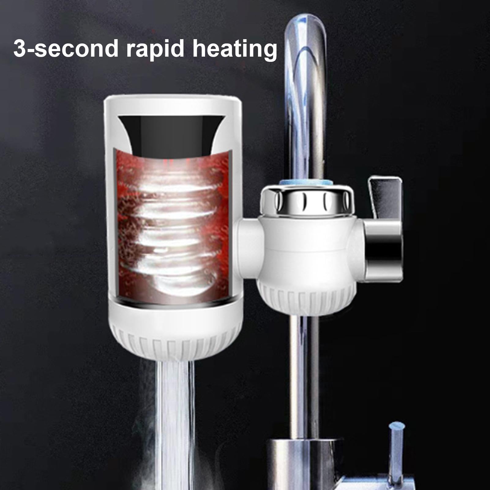 Rubinetto 'acqua calda istantaneo, girevole, a prova di perdite | Rubinetto dell'acqua calda istantaneo, riscaldamento elettrico girevole, design impermeabile a prova di perdite
