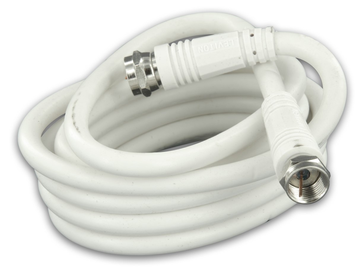 Câble coaxial RG6 Leviton C6851-6W pour étendre votre réseau de télévision