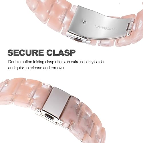 Vista 241 de Correas compatibles con Samsung Galaxy Watch 7 / FE / 6/6 Classic / 5/5 Pro / 4/4 Classic / 3 de 1.614 in / Huawei GT3 de 1.654 pulgadas, 0.787