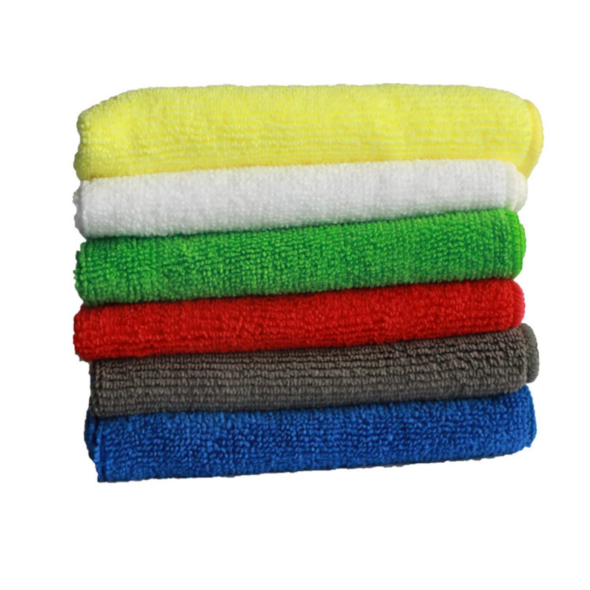 Panni Microfibra per Pulizia Multiuso Antigraffio per Cucina Auto Bagno Casa 12 Pz
