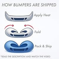 Vista 3 de FitParts Compatible Con Cubierta de Parachoques Delantero 2014-2016 Hyundai Elantra GLS GL L Limited SE Sport Value Edition Sedan 14-16. Nuevo