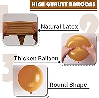 Vista 143 de PartyWoo Nude Balloons 100pcs 12 Inch Apricot Boho Fall Neutral Latex Helium Balloons for Graduation Wedding Anniversary Birthday Boy Baby Shower