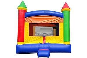 Pogo Bounce House: A Rainbow Castle for Limitless Outdoor Adventures