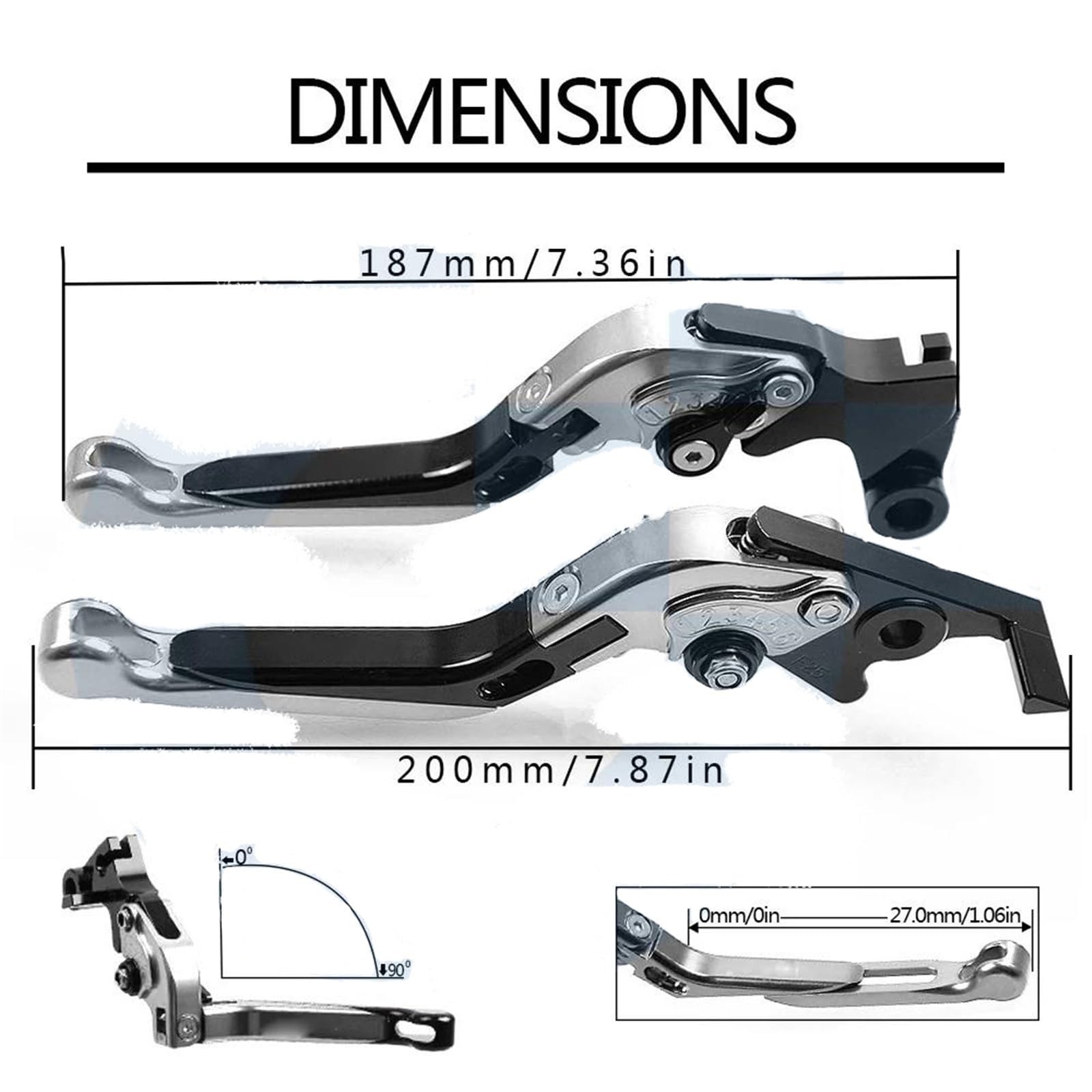 per Yamaha TMAX500 TMAX 500 TMAX-500 2008 2009 2010 2011 2012 2013-2018 Leva di Frizione del Freno Manubrio Manopole End Moto Sostituire(8)